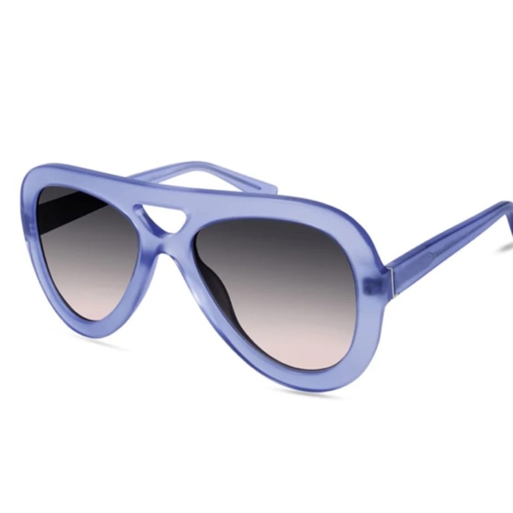 Derek Lam Sunglasses Purple With Box Case And Dust-Pouch NEW